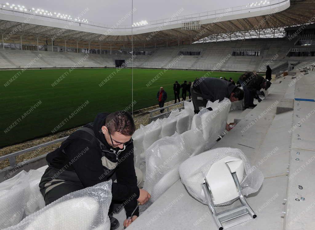 Sportlétesítmény - Debrecen - Épül az új stadion