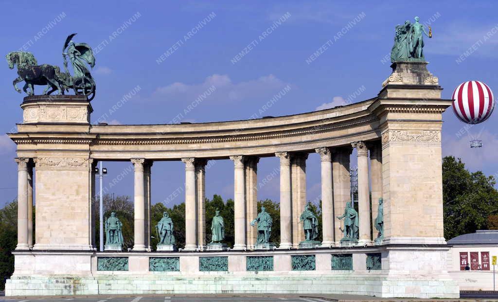 Idegenforgalom - Budapest - Ballon kilátó a Városligetben