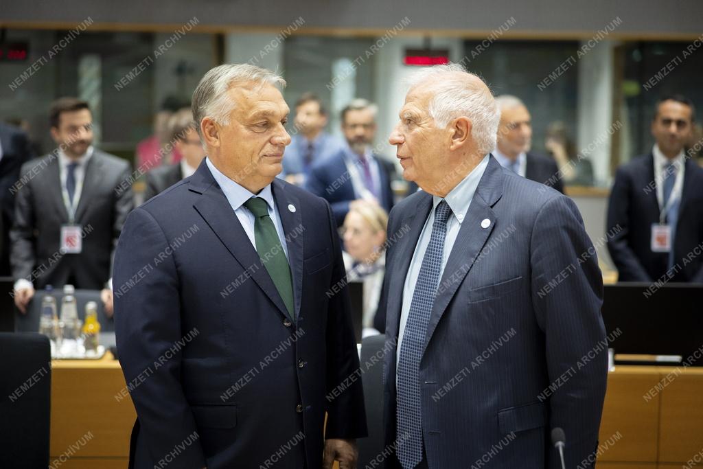Orbán Viktor Brüsszelben 