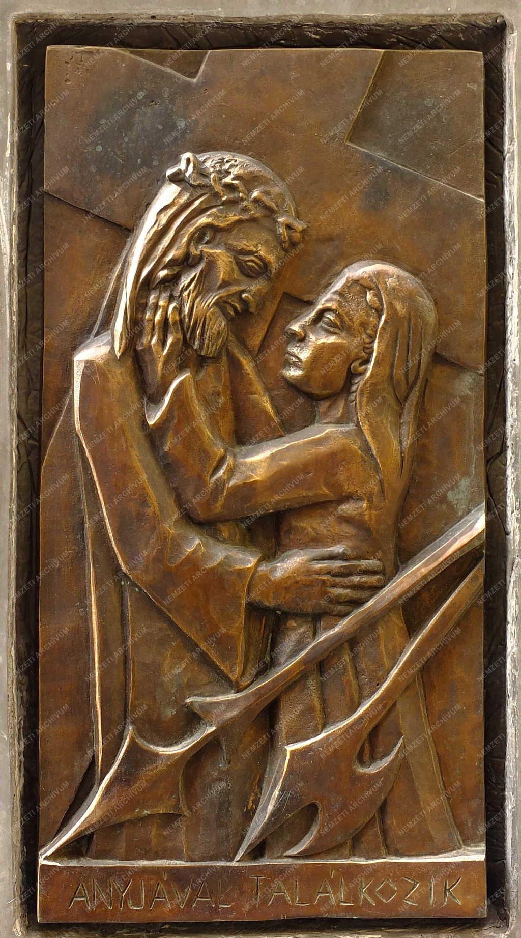 Műalkotás - Budapest - A Lágymányosi kálvária domborműve