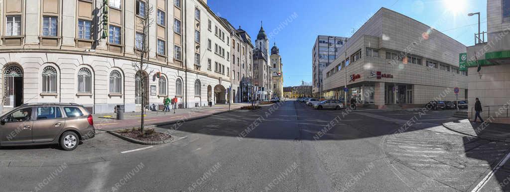 Járvány - Debrecen - Kiürült a belváros