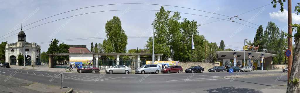 Városkép - Budapest - A Holnemvolt Park bejárata