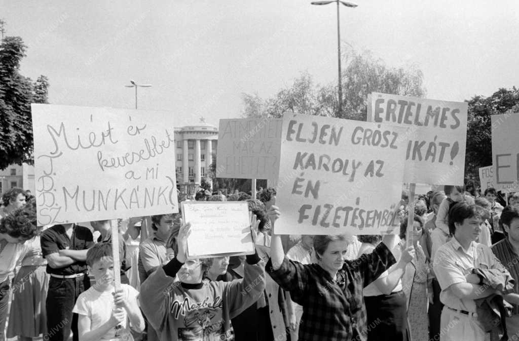 Belpolitika - Tüntetés