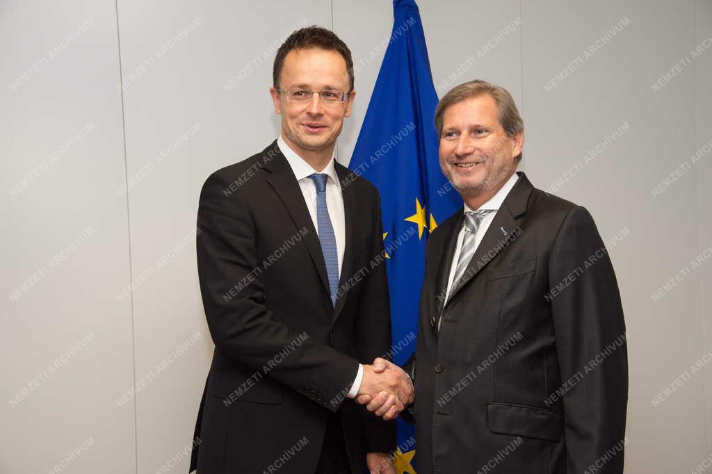 Szijjártó Péter Brüsszelben