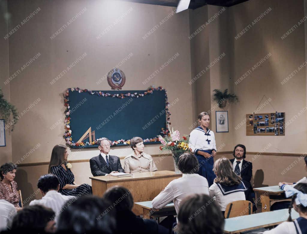 Kultúra - Film - Az Érettségi bankett után című tv-film forgatása