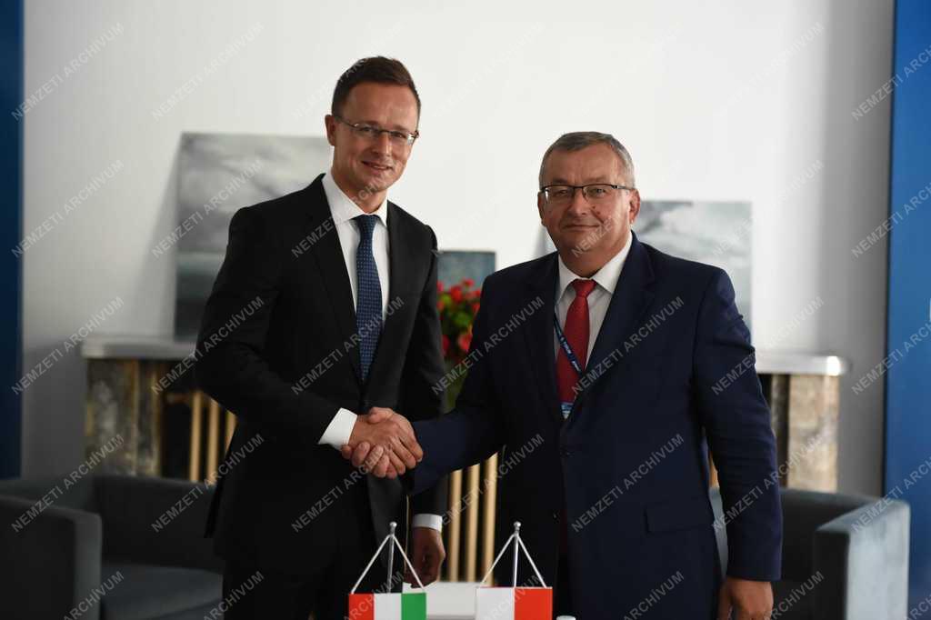Szijjártó Péter a krynicai gazdaságpolitikai fórumon