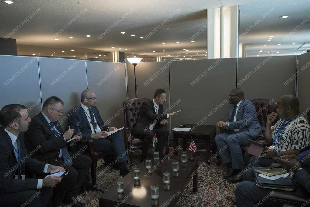 Szijjártó Péter New Yorkban