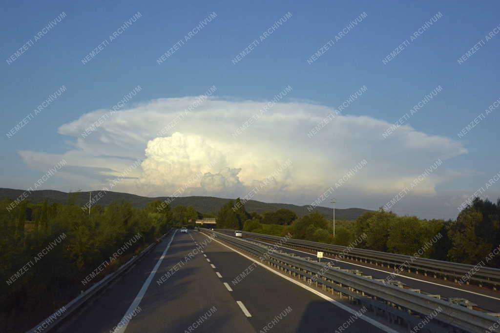 Időjárás - Grosseto - Zivatarfelhő