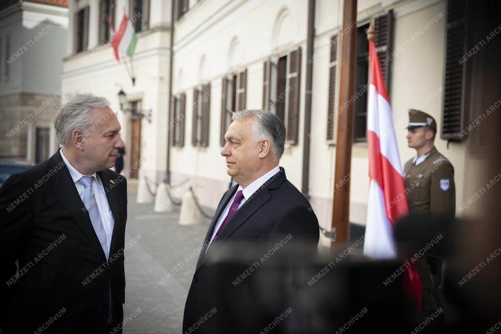 Orbán Viktor fogadta az osztrák Nemzeti Tanács elnökét 