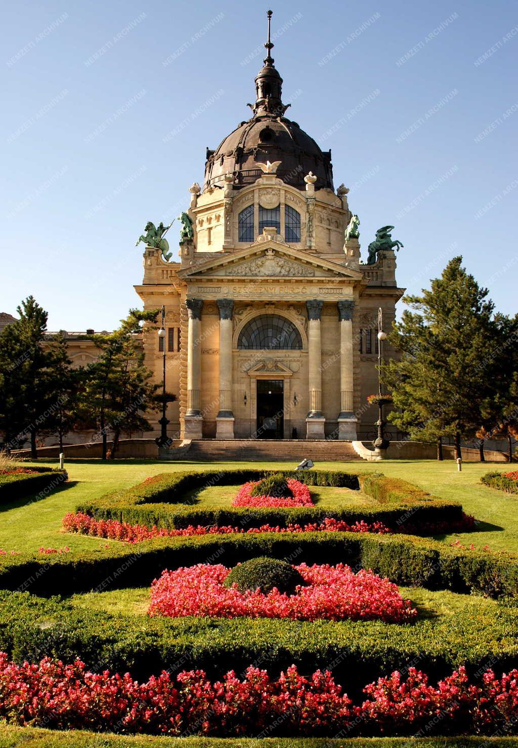 Táj, város - Budapest - Virágoskert 