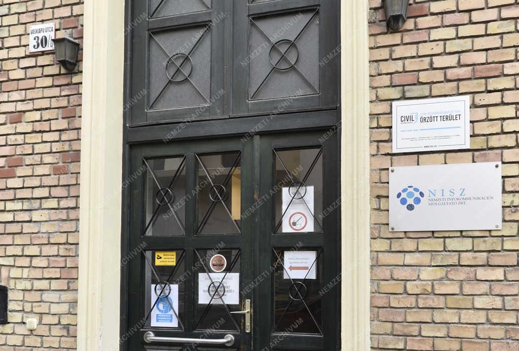 Épületfotó - Budapest - Nemzeti Infokommunikációs Szolgáltató Zrt. 