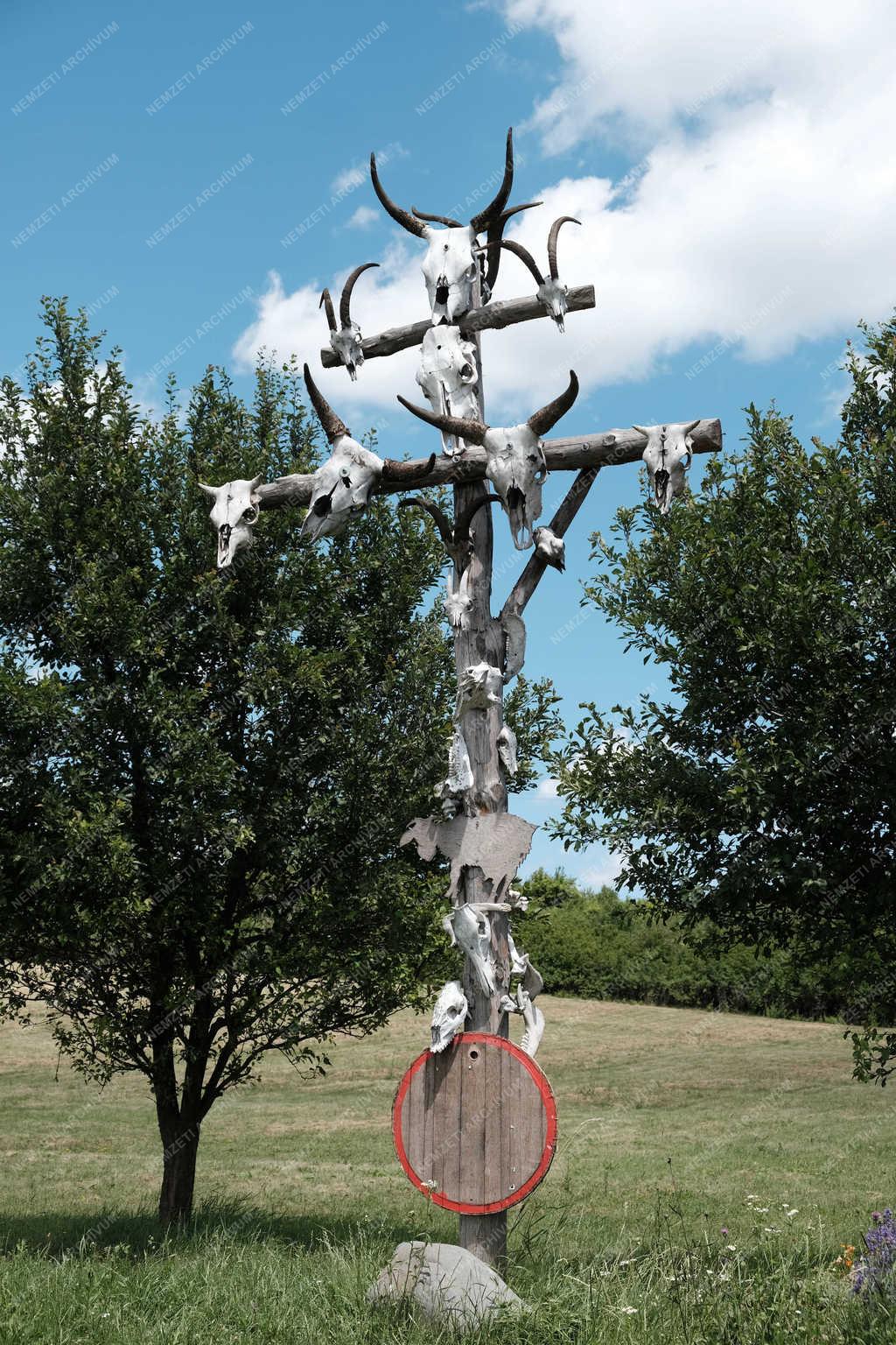 Tájkép - Szokolya - Jelzőtábla