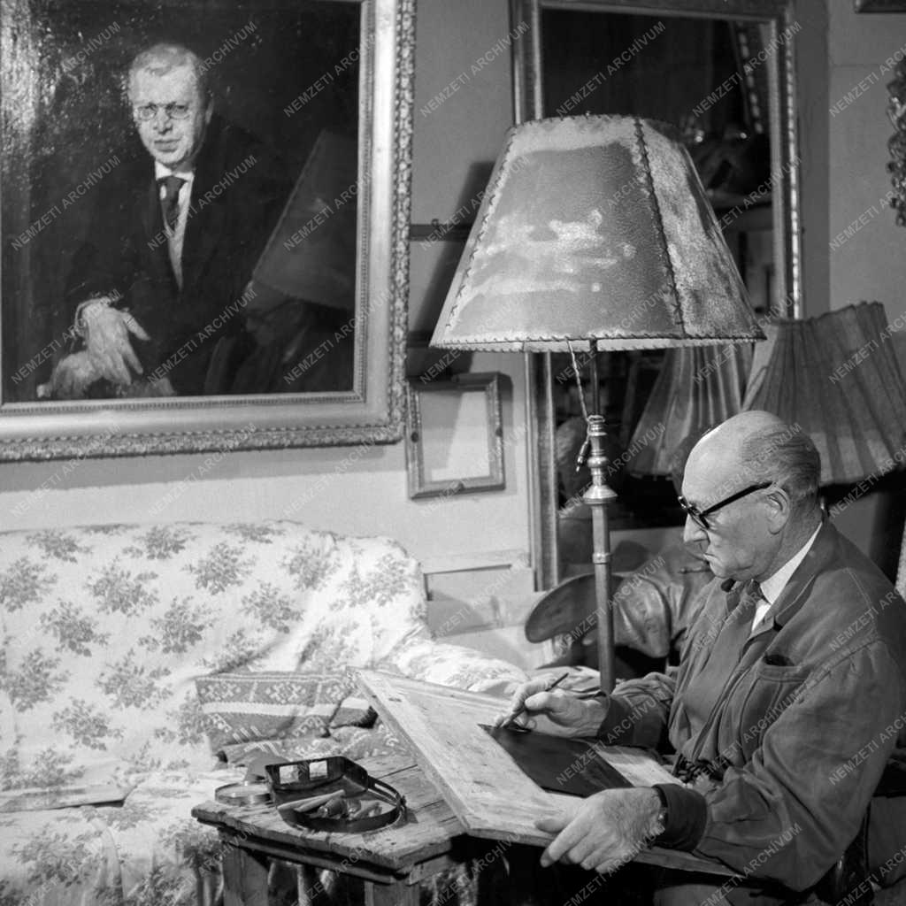 Festészet - Művész portré - Boldizsár István