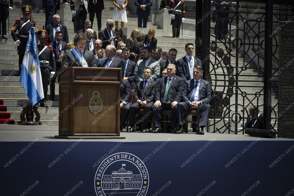 Az új argentin elnök beiktatása