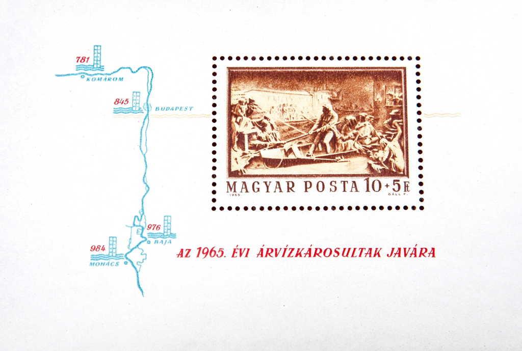 Posta - Bélyeg az árvízkárosultak javára