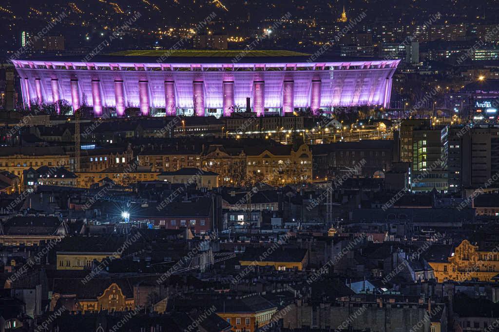 Esti városkép - Budapest - Puskás Aréna 