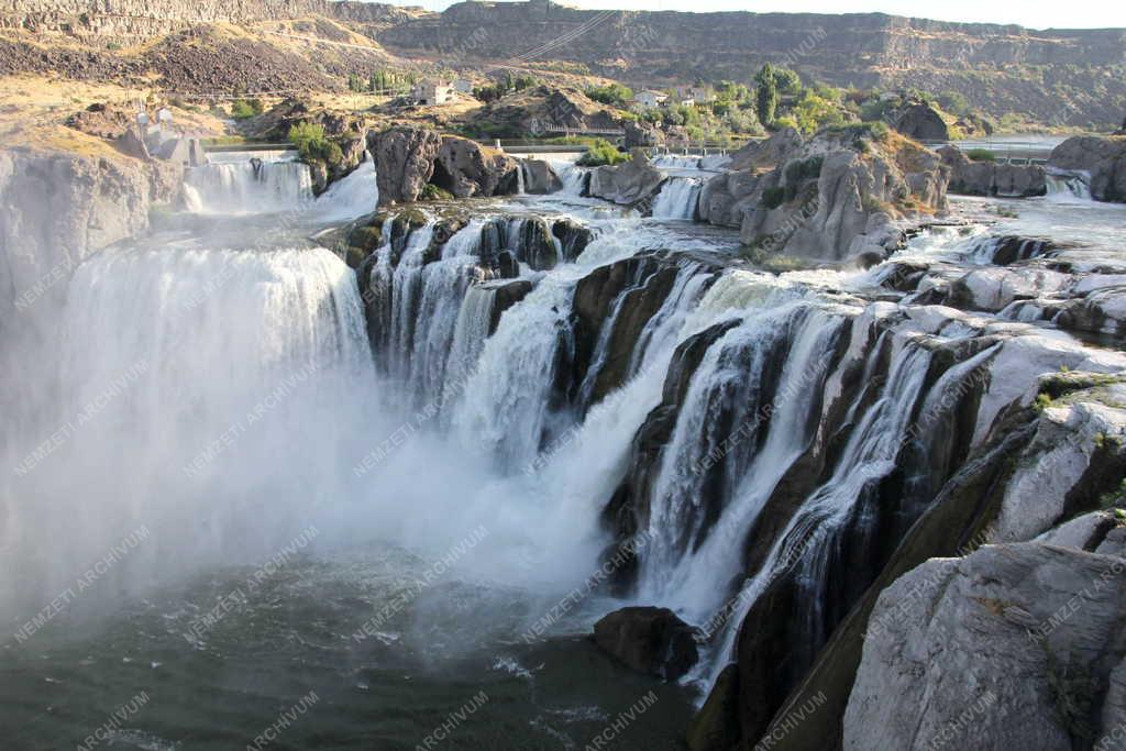 Természet - Twin Falls - A Shoshone Falls vízesés