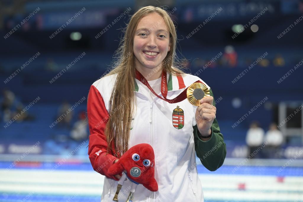 Párizs 2024 - Paralimpia - Konkoly Zsófia aranyérmes 200 méteres vegyesúszásban