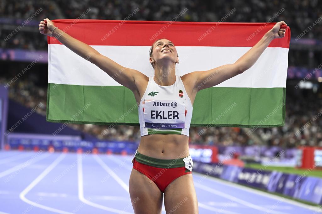 Párizs 2024 - Paralimpia - Ekler Luca ezüstérmes 400 méteren