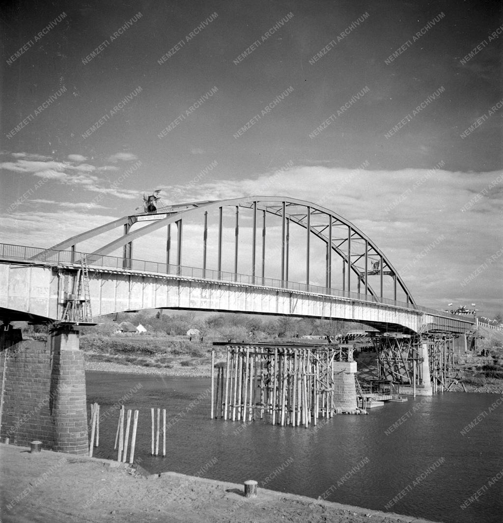 Építőipar - A vásárosnaményi hid újjáépítése