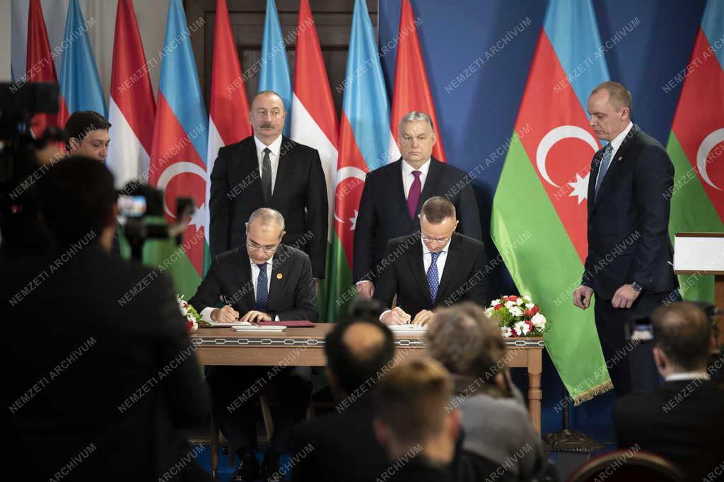 Orbán Viktor fogadta Azerbajdzsán köztársasági elnökét