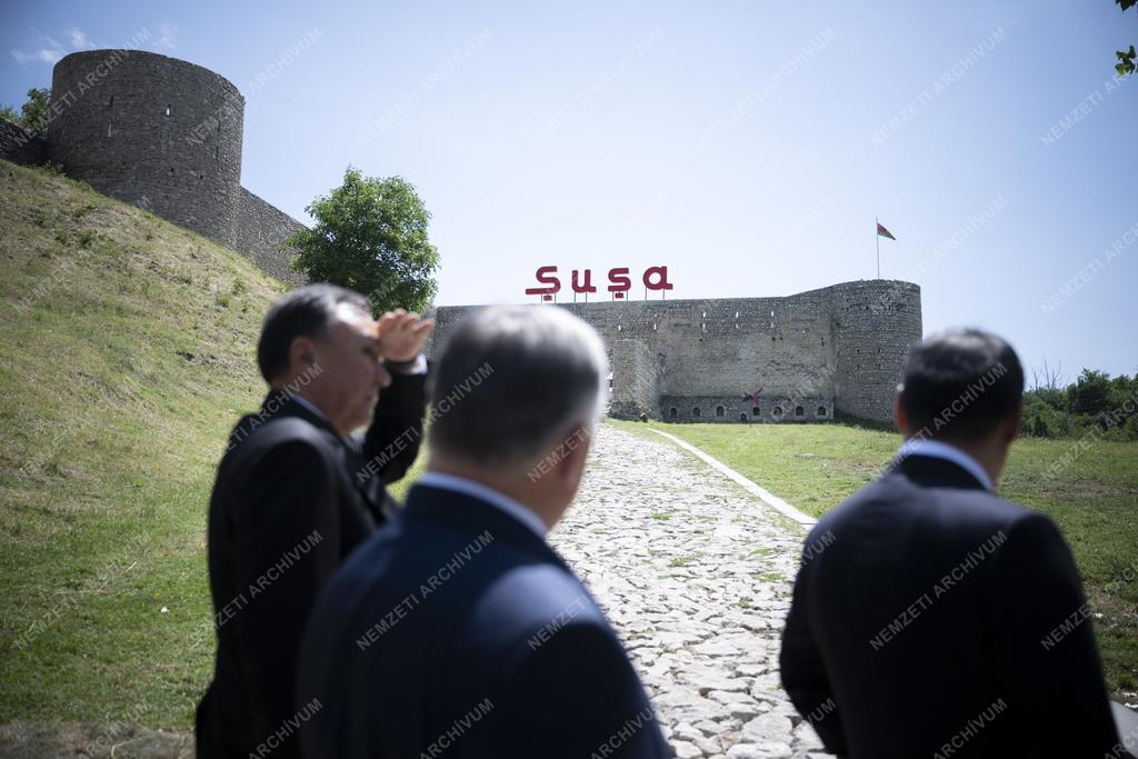 Orbán Viktor a Türk Államok Szervezetének csúcstalálkozóján Azerbajdzsánban