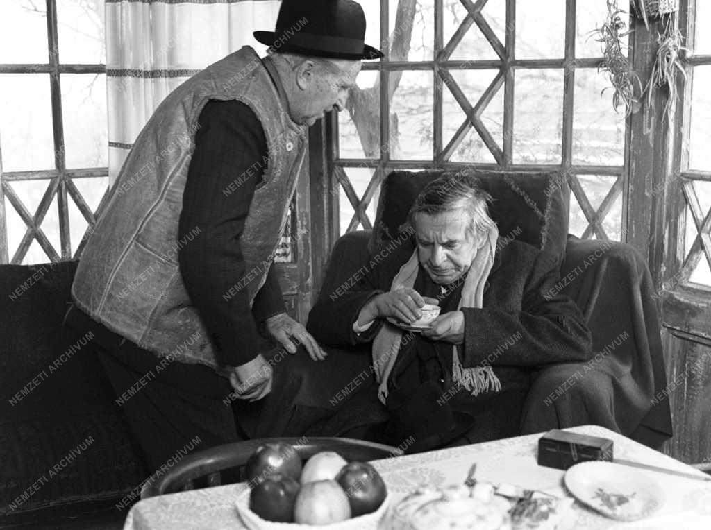 Kultúra - Film - A téglafal mögött c. tv film forgatása
