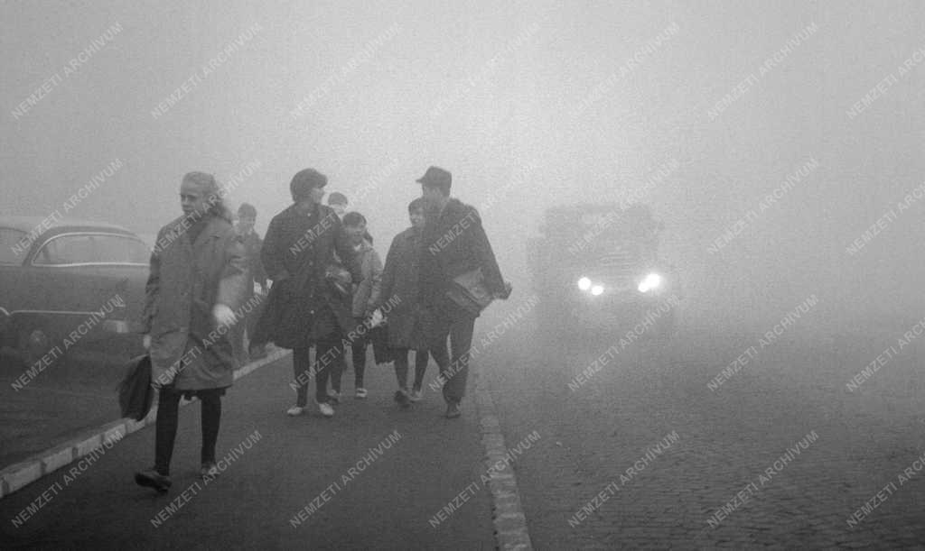 Időjárás - Köd a fővárosban