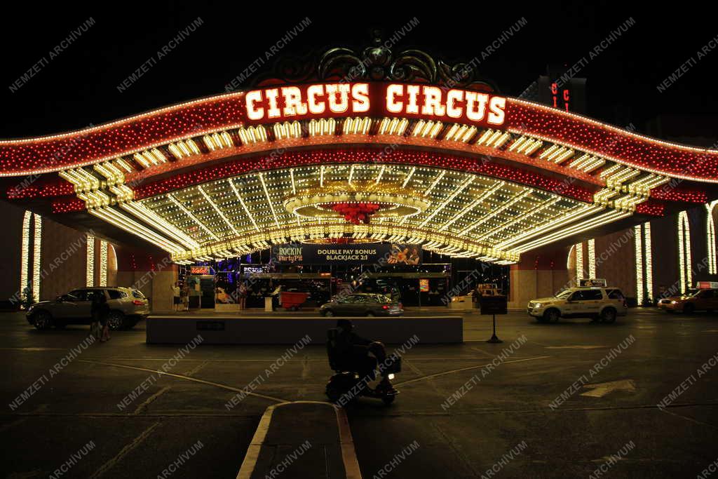 Épület  - A Circus Circus épülete Las Vegasban