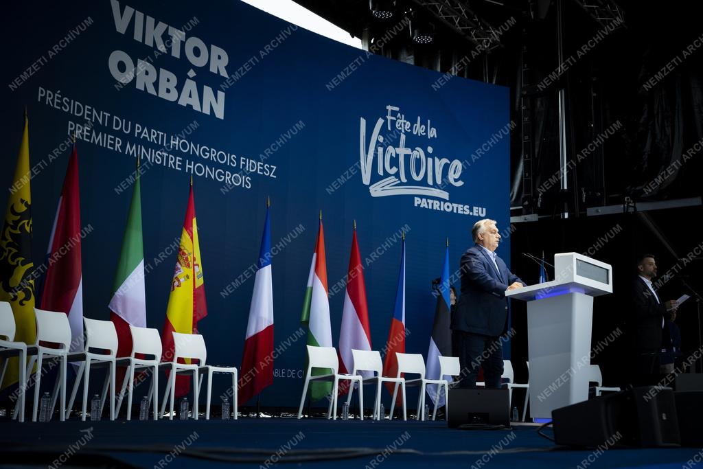 Orbán Viktor a Patrióták Európáért pártcsalád nagygyűlésén