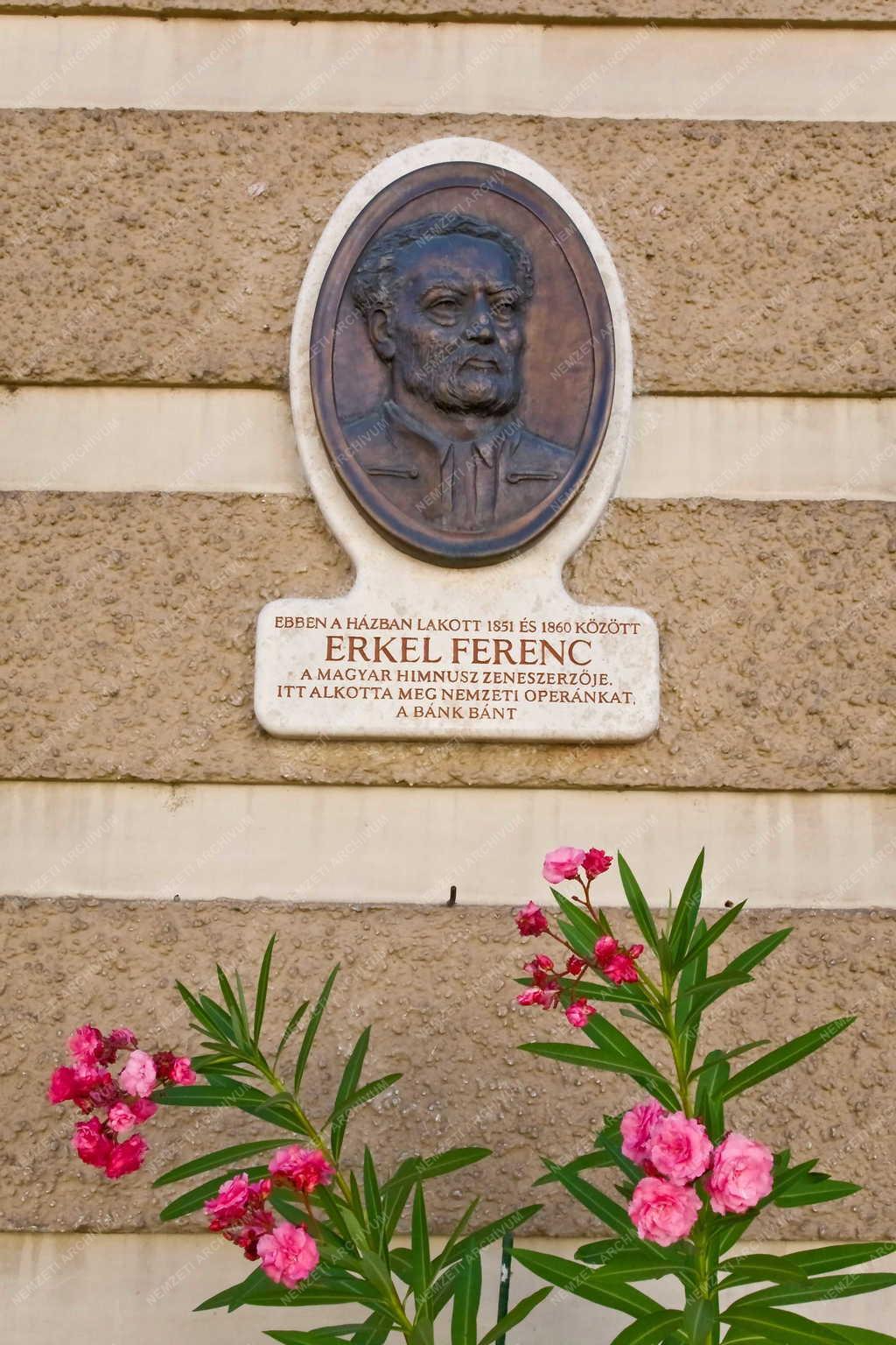 Emléktábla - Budapest - Erkel Ferenc emléktáblája