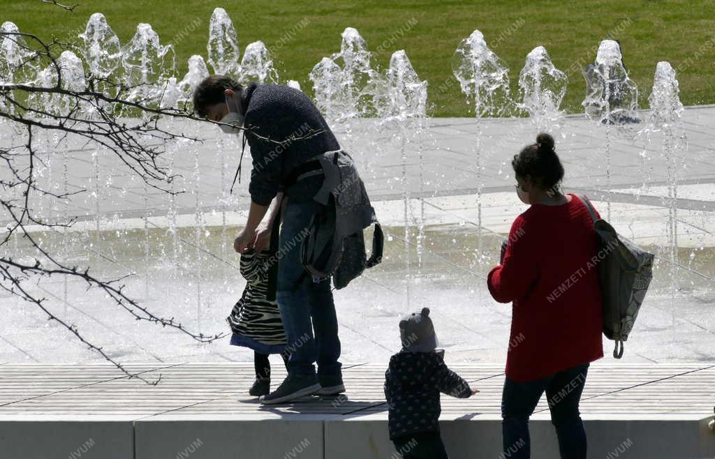 Városkép - Budapest - Millenáris Széllkapu Park
