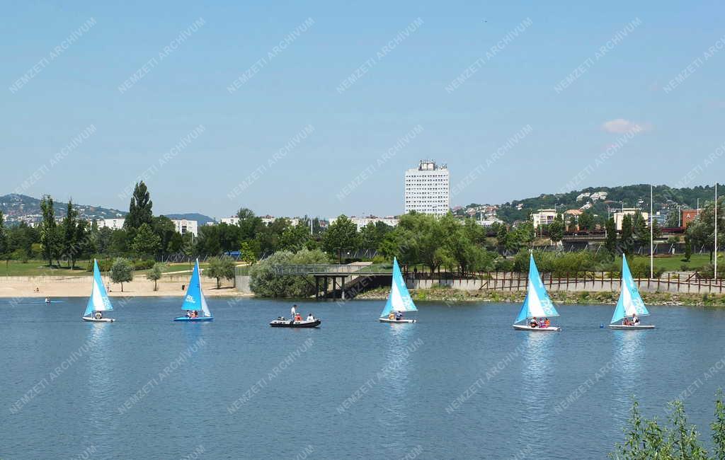 Sport - Budapest - Vitorlás oktatás a Lágymányosi-öbölben