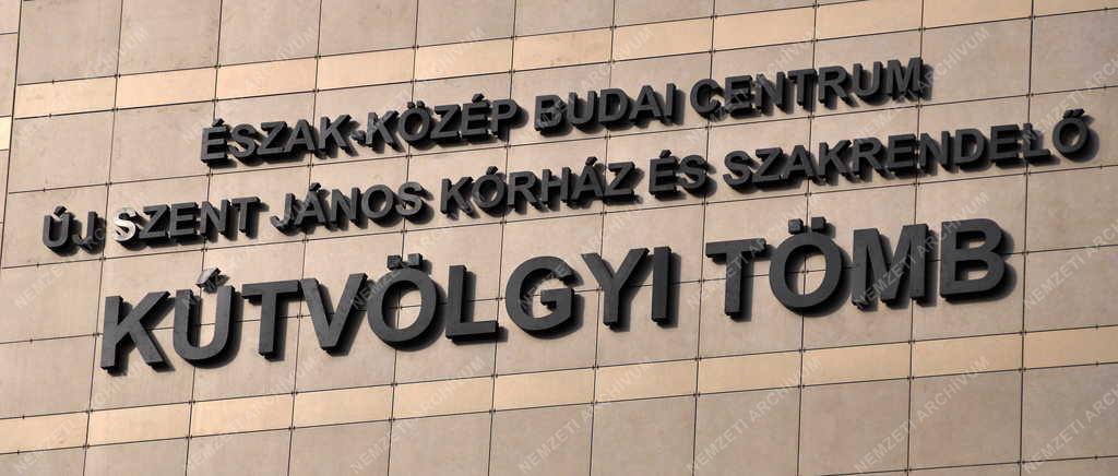 Egészségügy - Budapest - Elkészült a Kútvölgyi Kórház külső homlokzata