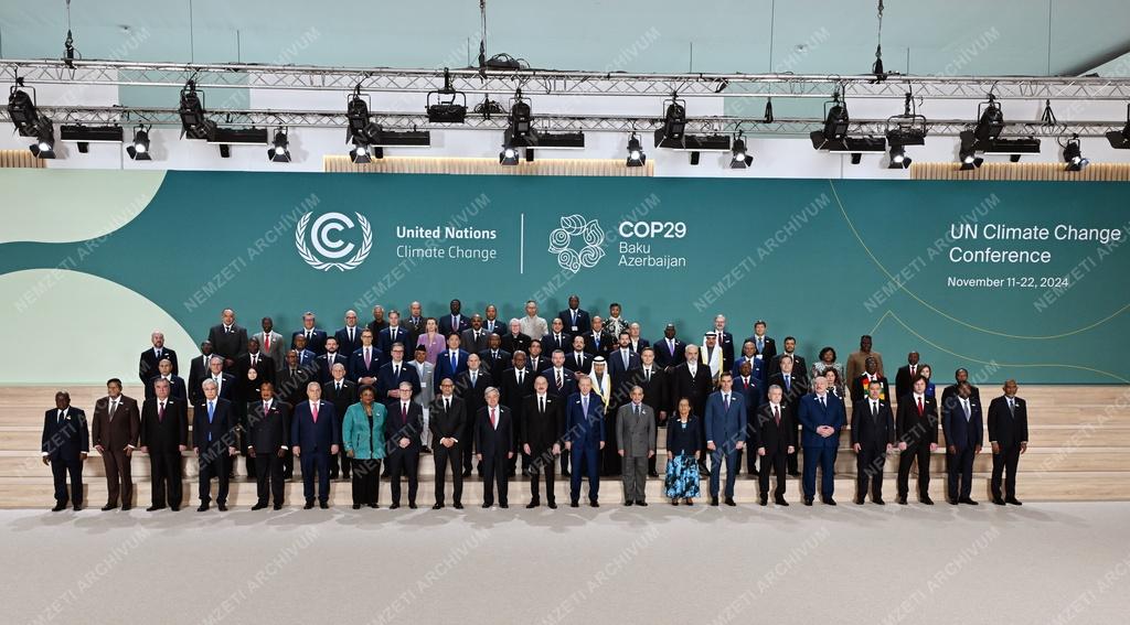 Orbán Viktor a COP29 klímakonferencián Azerbajdzsánban