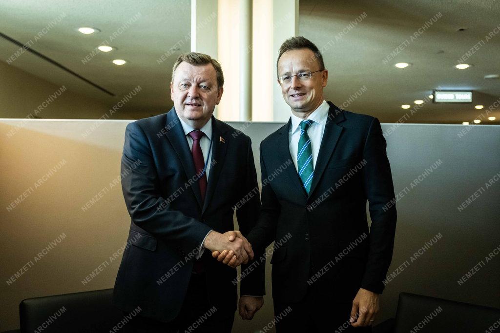 Szijjártó Péter New Yorkban