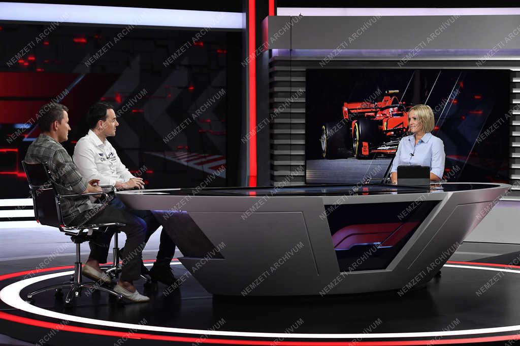 Sajtó - Televízió - Wéber Gábor és Michelisz Norbert Forma-1 szakkommentátorok