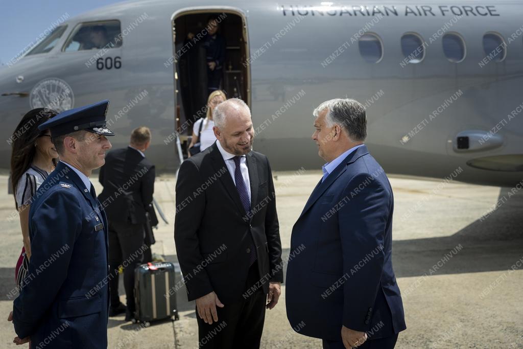 Orbán Viktor Washingtonba érkezett