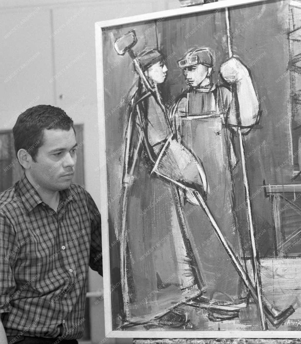 Képzőművészet - Altorjai István első önálló kiállítására készül