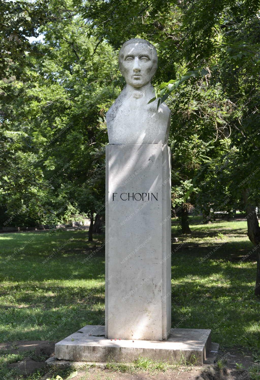 Műalkotás - Budapest - Frédéric François Chopin szobra