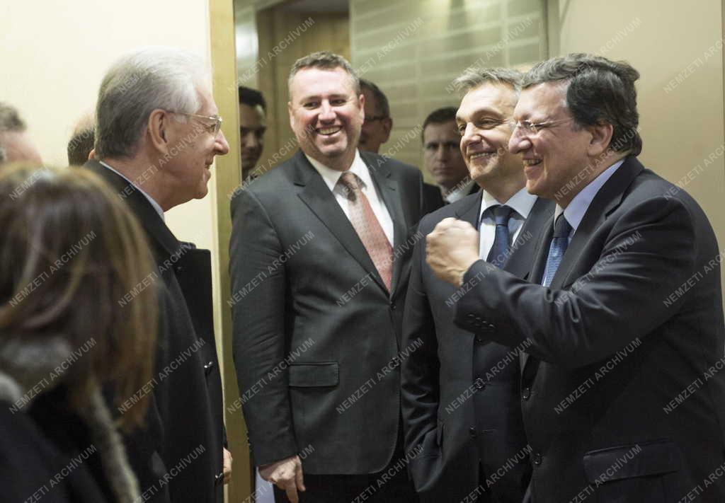 Orbán Viktor Brüsszelben