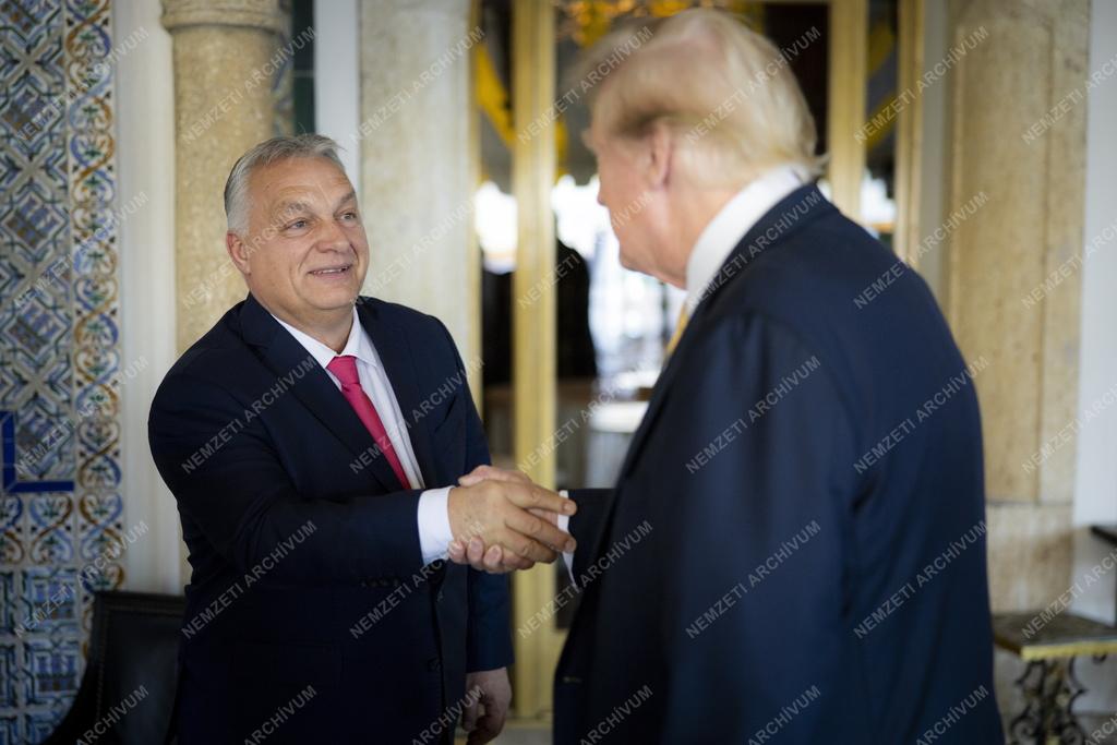 Donald Trumppal tárgyalt Orbán Viktor Floridában
