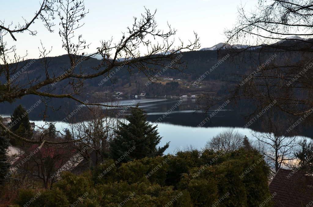 Tájkép - Millstatti-tó (Millstättersee) Ausztriában