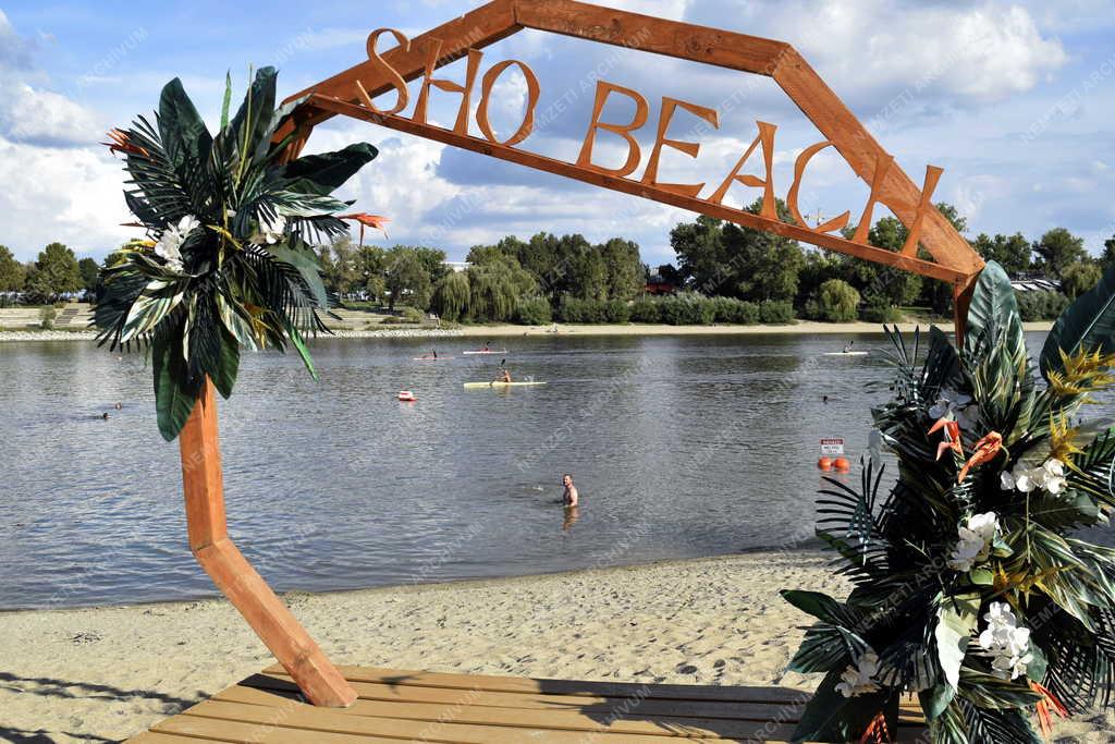 Szabadidő - Budapest - SHO Beach a Lágymányosi-öbölben