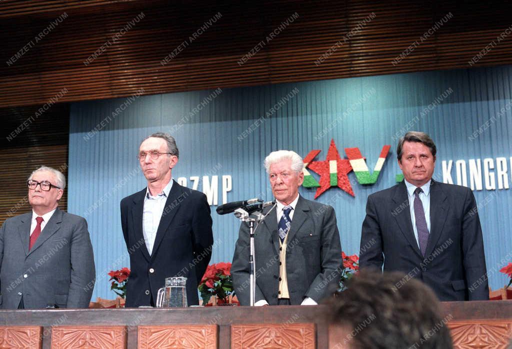  Politika - MSZMP kongresszus