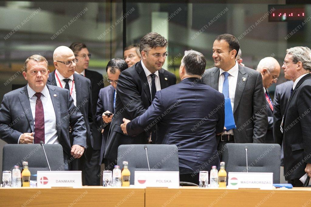 Orbán Viktor Brüsszelben