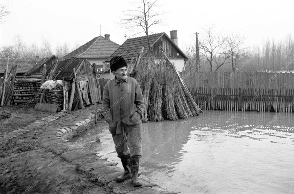 Tiszai árhullám Szolnoknál