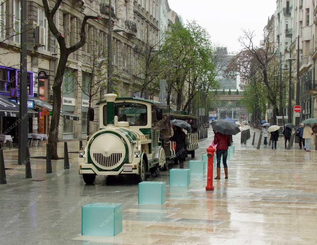 Táj, város - Budapest - Utcakép