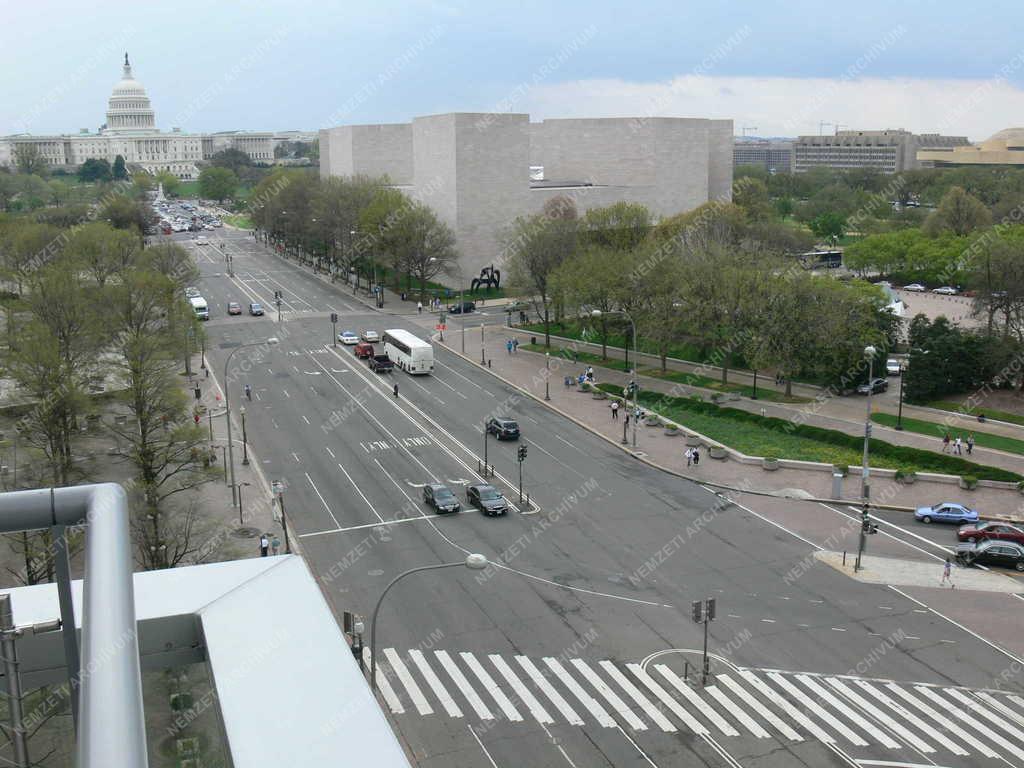 Táj, város - Washington - Pennsylvania sugárút a Capitoliummal
