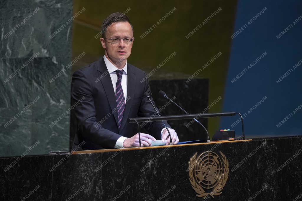 Szijjártó Péter New Yorkban